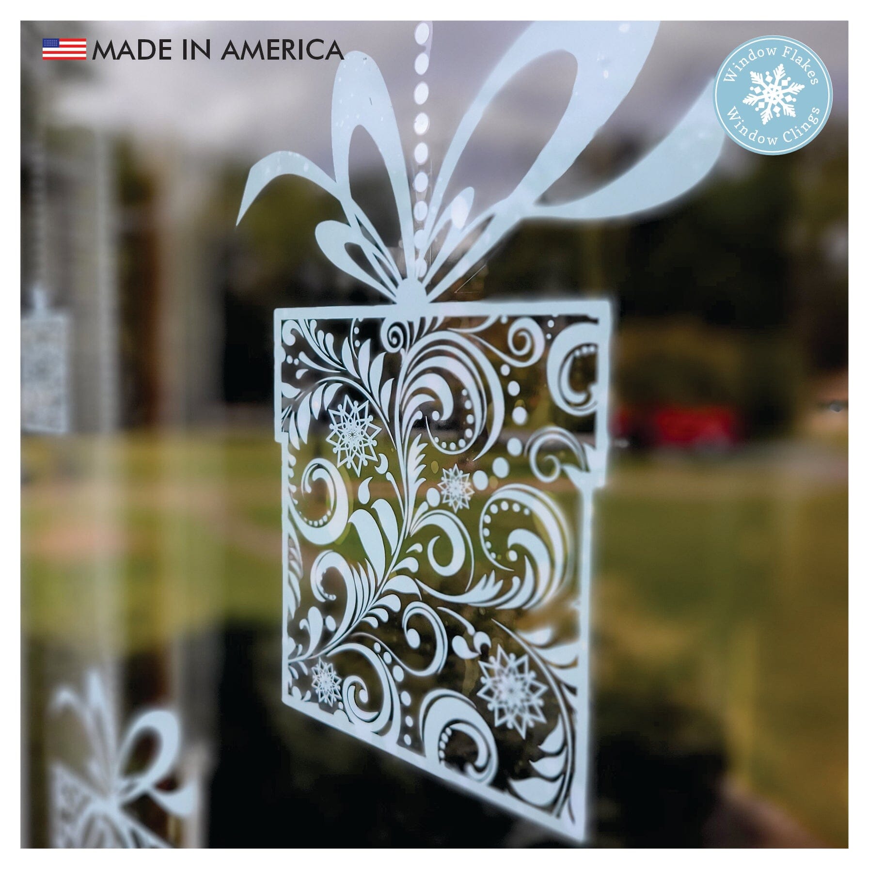 Snowflake Window Ornaments  Hanging Snowflake Decor – Window Flakes