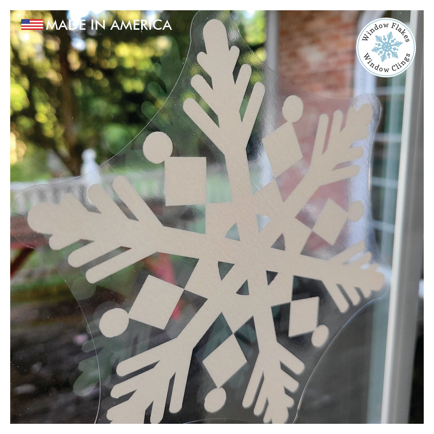 Snowflake Window Decorations, 36-Count