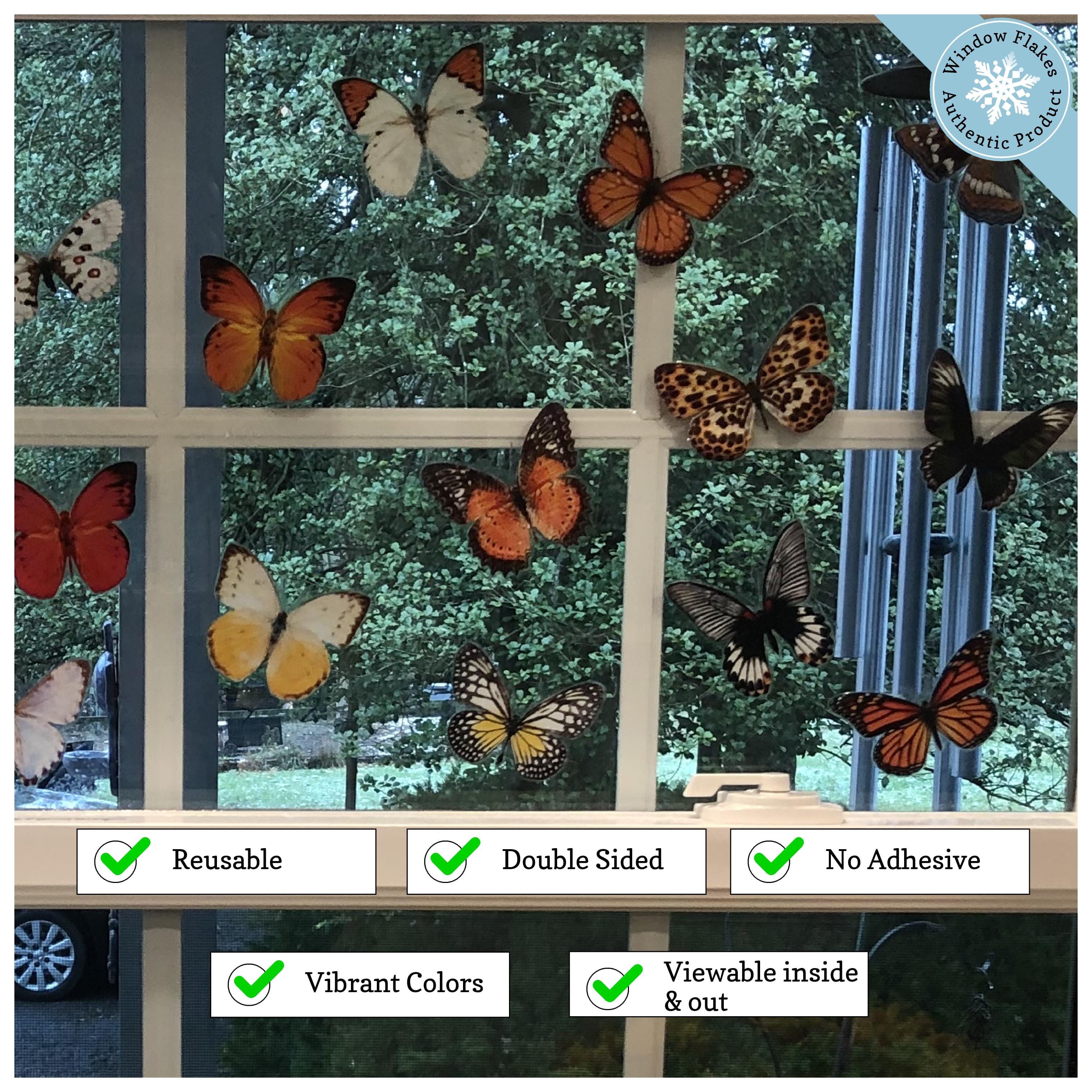 Monarch Butterflies Adhesive Decor 24 Piece